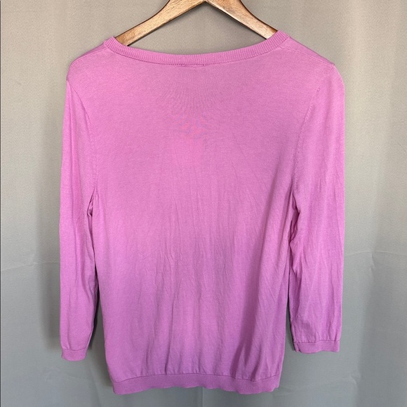 Talbots Womens Lavender Classic Business Laid-back Spring Trendy Layering Piece - Picture 5 of 7